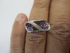 14K Gold Diamond & Pink Tourmaline Ring 4.90 Grams Value=$5,950 - Picture 1 of 11
