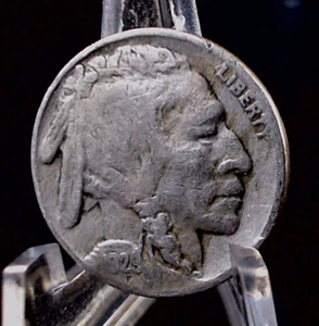 1929 P Buffalo Nickel - Picture 1 of 4