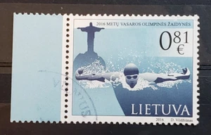 Lituania Giochi Olimpici Estivi 2016 a Rio de Janeiro, nuoto, sport, usato - Foto 1 di 1