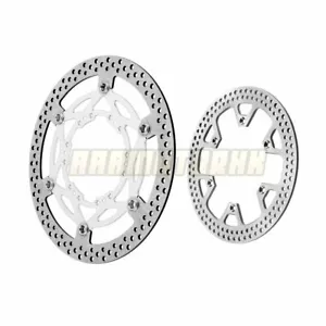 Disco rotore freno anteriore e posteriore per Suzuki DRZ400SM DR-Z400SM 2005-2022 2005 - Foto 1 di 9
