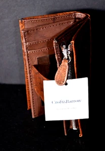 Cartera Croft & Barrow de cuero genuino nueva - Imagen 1 de 4