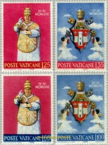 EBS Vatican City 1959 - Coronation of Pope John XXIII - 250-253 MNH** - Picture 1 of 5