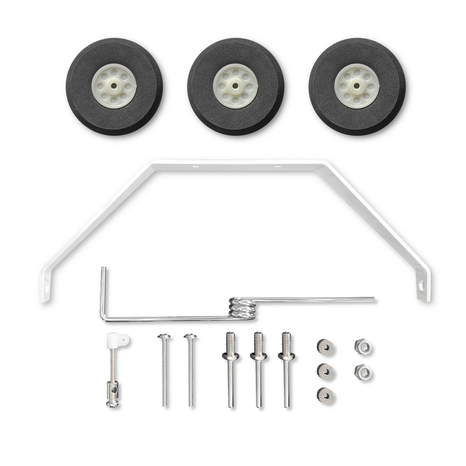 ALU - Dreibeinlandegestell MIT Reifen - Anlenkbar! - Bild 1 von 1