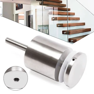 50mm Glass Stand-off Clamp (10-12mm) M10 Stainless Steel FOR Balustrade Balcony - Picture 1 of 12
