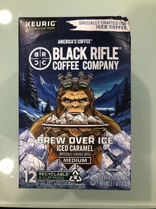 FUSIL NEGRO CAFÉ SOBRE HIELO CARAMELO HELADO MEZCLA MEDIA KCUPS 12CT - Imagen 1 de 2