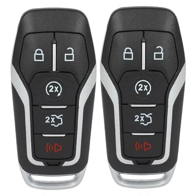 2x For 2013-2017 Ford F150 Fusion Remote Control Key Fob Uncut Shell Case - Image 1 of 4