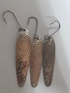 Lot Of 3 Mauler Fishing Spoons W/ Hooks 3" , 4" - Picture 1 of 3