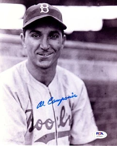 Al Campanis autographed signed 8x10 photo MLB Brooklyn Dodgers PSA COA - Picture 1 of 1
