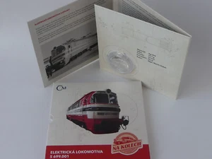 TSCHECHIEN 2024 SILBER MÜNZE COIN PP PROOF - LEGENDEN AUF RÄDERN - E-LOK S699001 - Picture 1 of 6