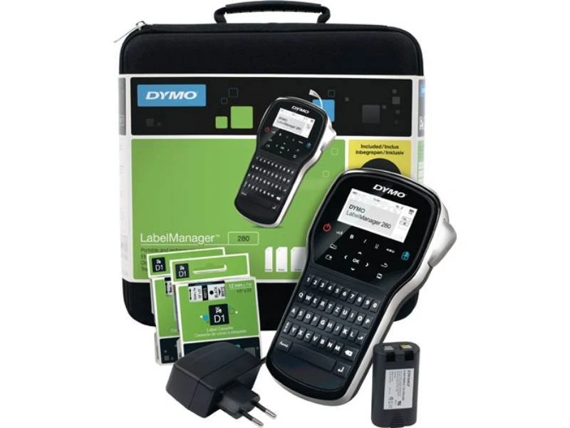 DYMO S0968990 Beschriftungsgerät Label MANAGER 280 Schriftbandbreiten 6, 9, 12 m - Bild 1 von 1