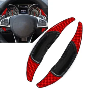 Steering Wheel Shift Paddle Extension For Mercedes Benz GLC63 C43 C63 E63 - Foto 1 di 9