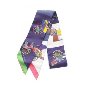 HERMES TWILLY VOITURES EXQUISES  SILK SCARF 524373 - Picture 1 of 3