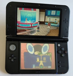 Nintendo New 3DS XL Solgaleo Lunala Black Edition Console Portatile Sole e Luna - Foto 1 di 21