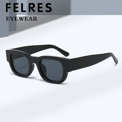 Hombres Mujeres Ovaladas Protección UV Gafas de sol Moda Marco Completo Exterior Sombra Gafas Foto 1 de 4