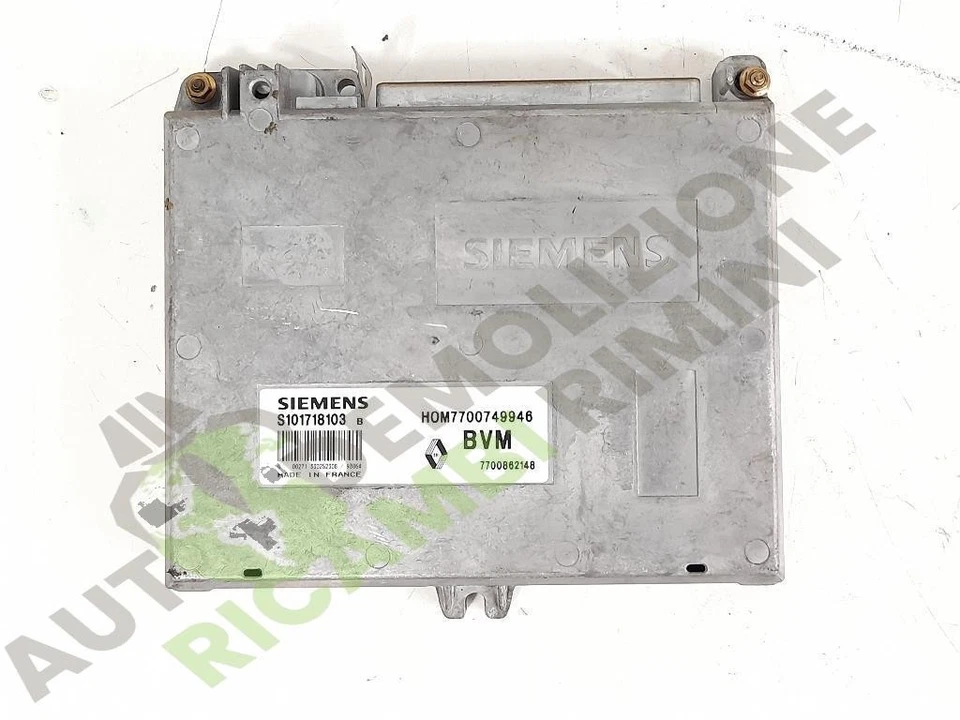 E7J700 CENTRALINA INIEZIONE   RENAULT 19 «II» (1992) 1.4 Berlina, 3 p. dal 19... - Immagine 1 di 4