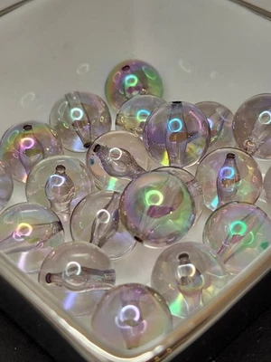 Cuentas Burbuja Acrílico Transparente 16mm - Paquete de 20 Cuentas Foto 1 de 4