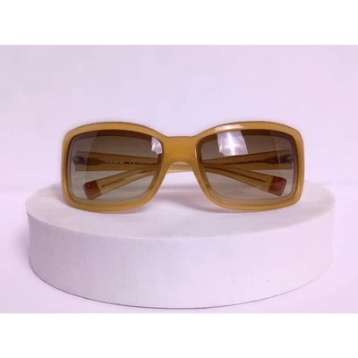 DKNY DY4002 3028/13 62-16-120 Honey with Brown Fade Lens Wrap Sunglasses - Image 1 of 4