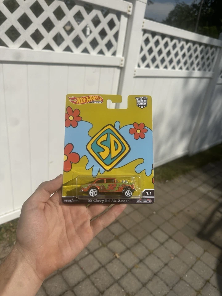 风火轮 55 雪佛兰 Gasser 定制真骑手神秘机器 Scooby-Doo — 第 1/4 张图片