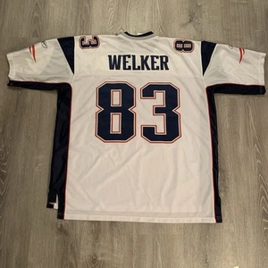 Wes Welker Reebok New England Patriots On-Field Away White Jersey Size 3XL XXXL - Picture 1 of 13