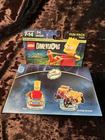 Lego Dimensions The Simpsons Bart Simpson Fun Pack (#71211) Sealed Box Mint 10+