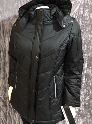 KC COLLECTION  HOODED QUILTED JACKET SIZE M NWT - Image 1 of 4