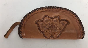Cartera de cambio en relieve manual Southwest de cuero - Imagen 1 de 6