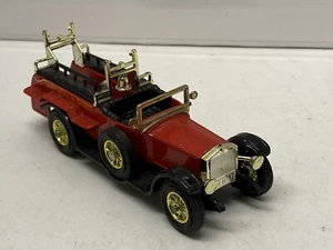 Matchbox Models Of Yesteryear Y-7 Rolls Royce Fire Engine Missing Ladder Unboxed - Picture 1 of 2