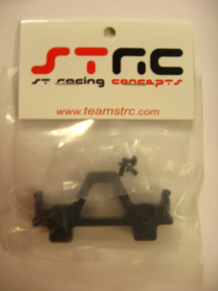 ST Racing STA80125RBK Alum Rear Bumper Mount SCX10 BLACK new nip - Image 1 of 1