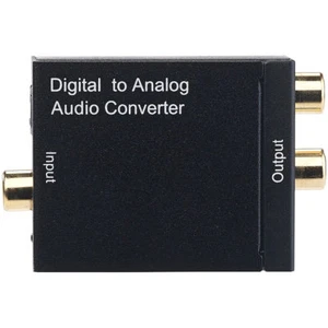 auvisio Audio-Konverter digital zu analog, mit TOSLINK, Koaxial & Stereo-Cinch - Bild 1 von 9