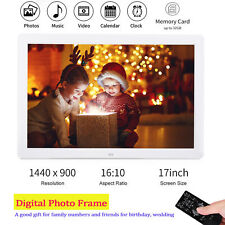 17In 1440*900HD Digital Photo Picture Frame Video Player Album Remote Control