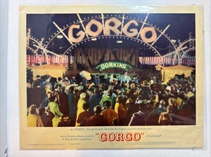 GORGO LOBBY CARD MOVIE POSTER 1961 BILL TRAVERS GODZILLA ATTRACTION - Picture 1 of 2