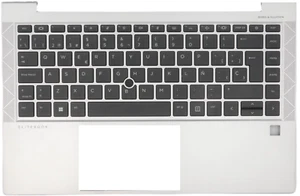 HISZPAŃSKA Klawiatura Palmrest HP ELITEBOOK 840 G8 745 G7 745 G8 840 G7 Podświetlana dioda LED - Zdjęcie 1 z 2