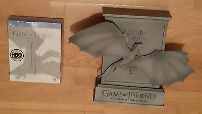 Game of Thrones Season 3 Three Limited Edition Dragon Packaging Blu-ray NEW - Image 1 of 4