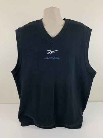 VTG Jacksonville Jaguars Reebok Sweater Vest Mens Size XL NFL Football USED Cover