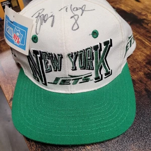 New York Jets Vintage Cap Signed by Browning Nagle JSA Authenticated - Picture 1 of 4
