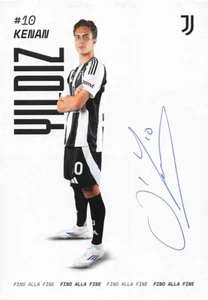 KENAN YILDIZ HAND SIGN SIGNED AUTOGRAPH CARD JUVENTUS TURIN WITH PROOF 6380 H UH - Picture 1 of 3