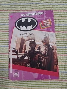 Vintage 1992 Batman Returns - You Write The Script Taschenbuch Buch Golden 0294-14 - Bild 1 von 4