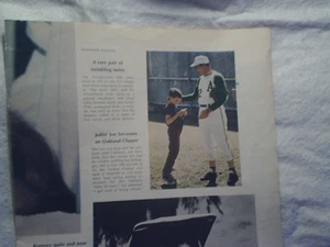 1968 JOE DiMAGGIO OAKLAND A's-Spring Batting Instructor ARTICLE ONLY,HOF yankees - Picture 1 of 2