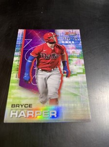 2021 TOPPS Bowmans Best Baseball Bryce Harper PURPLE REFRACTOR  /250 card # 55