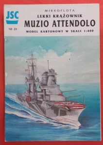 Modellbaubogen JSC 29, Light Cruiser MUZIO ATTENDOLO  in 1:400 - Picture 1 of 7