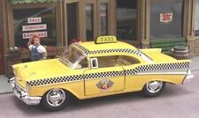 1957 Chevrolet Bel Air Yellow Taxi CAB in a 140 Scale Diecast by Kinsmart Dc798