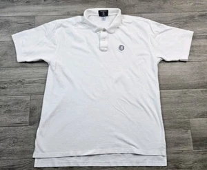 Grateful Dead Polo Shirt Mens 2XL White Polo Small Embroidered Skull Made In USA - Picture 1 of 8