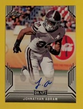 JOHNATHAN ABRAMS Oakland Raiders / Mississippi State 2019 Leaf Draft AUTOGRAPH