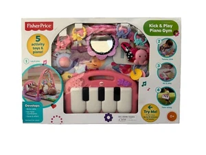 Fisher-Price Kick and Play Piano Gym Music Activity Toy for Babies 0+ USED - Picture 1 of 3