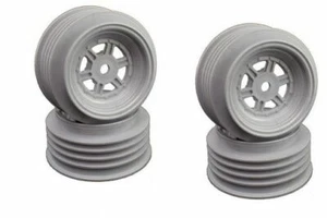 DE Racing Gambler Front Wheels for 3/8 Bearing Custom Works GFRP Silver - Bild 1 von 1