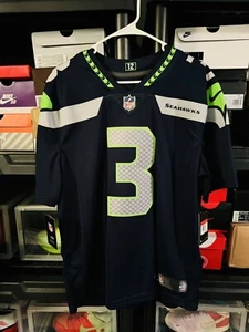 Nike Russell Wilson Seattle Seahawks Home Vapor Jersey Mens Size L - Picture 1 of 7