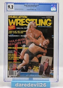Oct 1986 HULK HOGAN DOUBLE ACTION WRESTLING Issue #1 WWF CGC 9.2 Graded Magazine - Picture 1 of 3