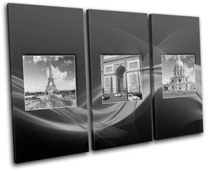 París Torre Eiffel Ciudad LIENZO ARTE PARED Impresión de imagen VA - Imagen 1 de 1