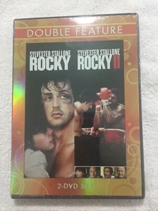 ROCKY & ROCKY II DOUBLE FEATURE-DVD NEW Sealed 2-DVD SET Sylvester Stallone - Imagen 1 de 3
