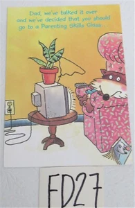 Father's Day Greeting Card Dad Funny Tender Thoughts - Picture 1 of 7